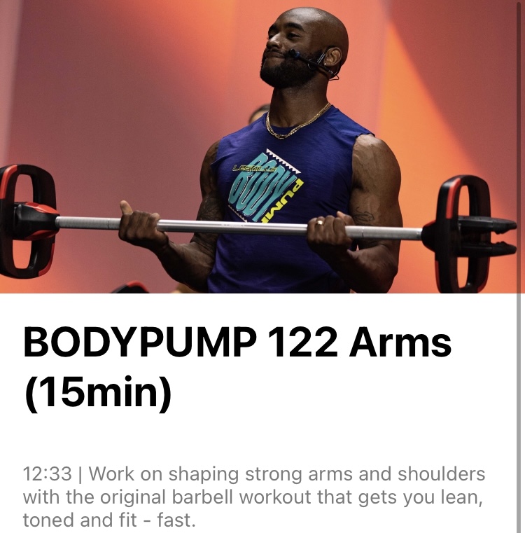 Body pump exercises online at home